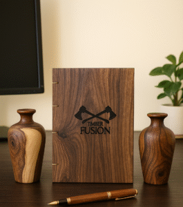 Wooden Vases